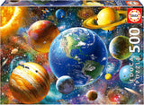 Educa - Puzzle 500 dílků pro dospělé | Sluneční soustava, puzzle 500 dílků pro dospělé a děti od 11 let, planety, vesmír, vesmír (18449) Puzzle Naty Shop Výchozí název