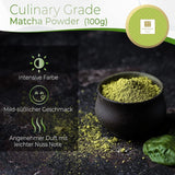 Uniqo Matcha čajový prášek 200 g ve znovuplnitelném ekologickém balení