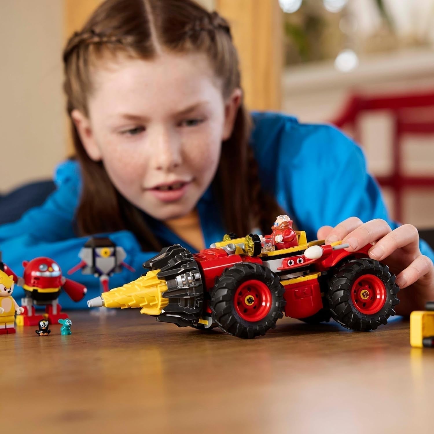 LEGO Sonic the Hedgehog Super Sonic vs. Sada dobrodružných videoher Egg Drillster Dětská dárková sada Shadow and Dr Eggman pro chlapce a dívky 8 let 76999 Stavebnice Besuche den LEGO-Store