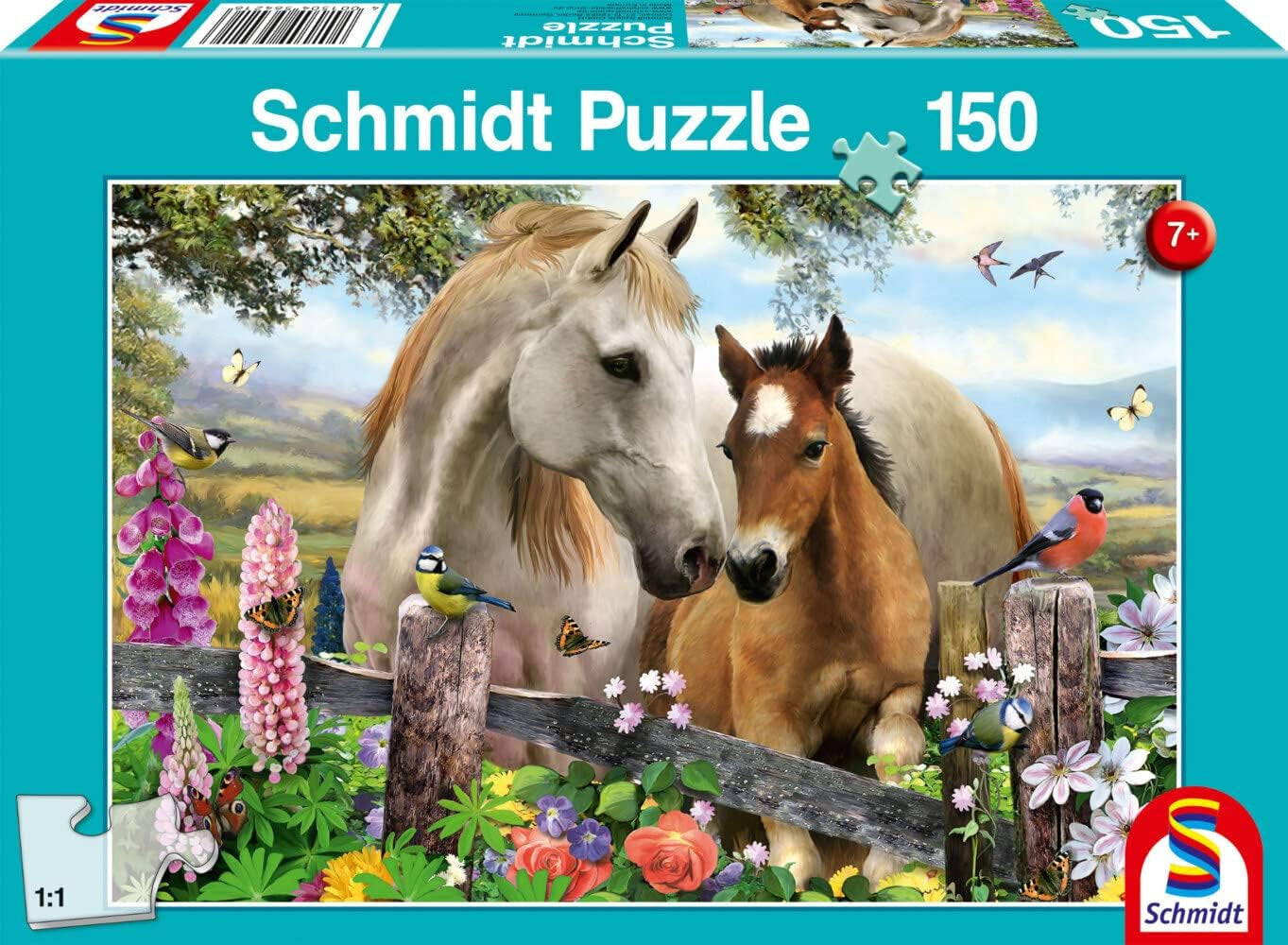 Puzzle Schmidt Spiele Mare and Foal pro děti 150dílné puzzle Naty Shop Výchozí název