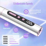 Denabuty Nagelfräser Kabellos, 13 v 1 Fräser Für Gelnägel 35000 U/Min, Elektrische Nagelfeile Professionell Nail Drill, Maniküre Und Pedicüre Set Elektrisch Für Semi Permanent, Acrylnägel DN-2402