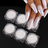 Chrome Nail Powder Aurora Ice Shimmer Chrome Pigment Powder 4PCS Chrome Powder Nägel Nail Art Nageldesign