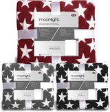 Celinatex nadýchaná přikrývka 150 X 200 Cm Bordeauxová přikrývka pohovka pohovka měkká přikrývka stars Microfibre Fleece Oeko-Tex Moonlight Postele a přikrývky Besuche den CelinaTex-Store