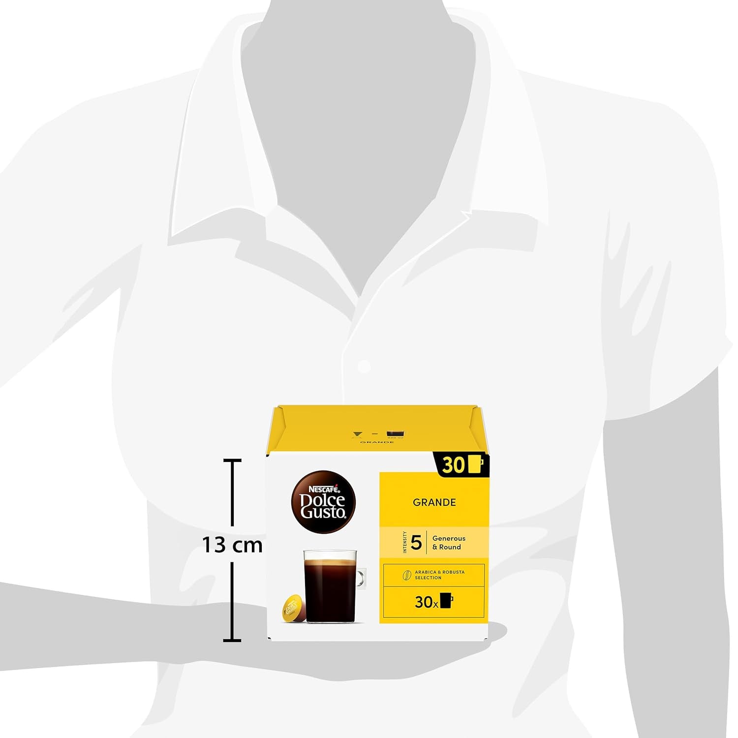 NESCAFÉ DOLCE GUSTO Grande Kaffeekapseln 3er Vorratspack (3 x 30 kapslí)