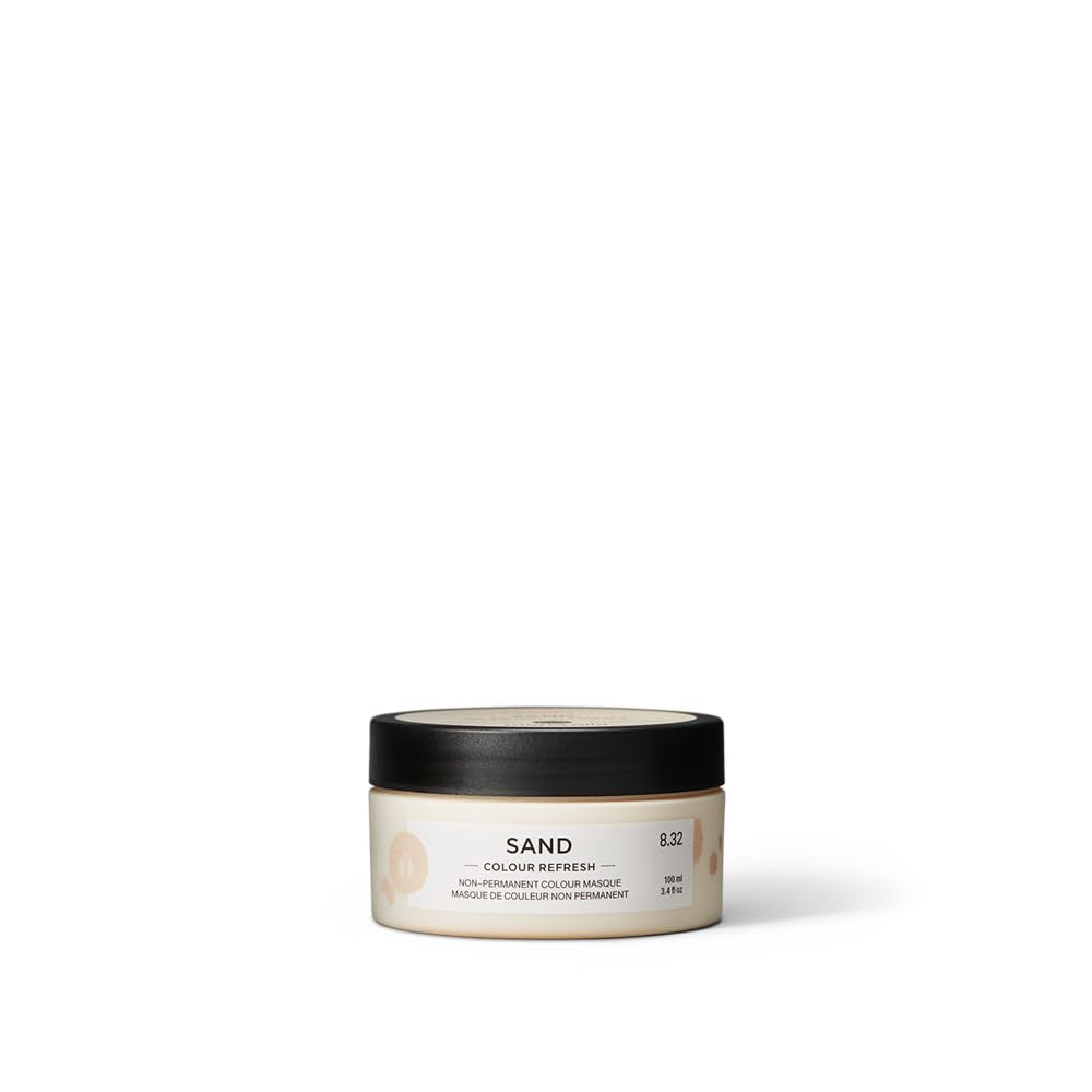 Maria Nila Color Refresh 300 ml - Vyživující barevná bomba obsahující dočasné barvicí pigmenty, které rychle osvěží barvu vlasů. 100% vegan. Bez sulfátů a bez parabenů. Barva na vlasy Naty Shop Sand