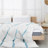 Přikrývka Genius Eazzzy Climate Comfort 155 X 220 cm, neprodyšná, lehká přikrývka pro všechna roční období, prodyšná přikrývka, příjemná teplota pro spánek, přikrývka pro všechna roční období Přikrývky a přikrývky Naty Shop