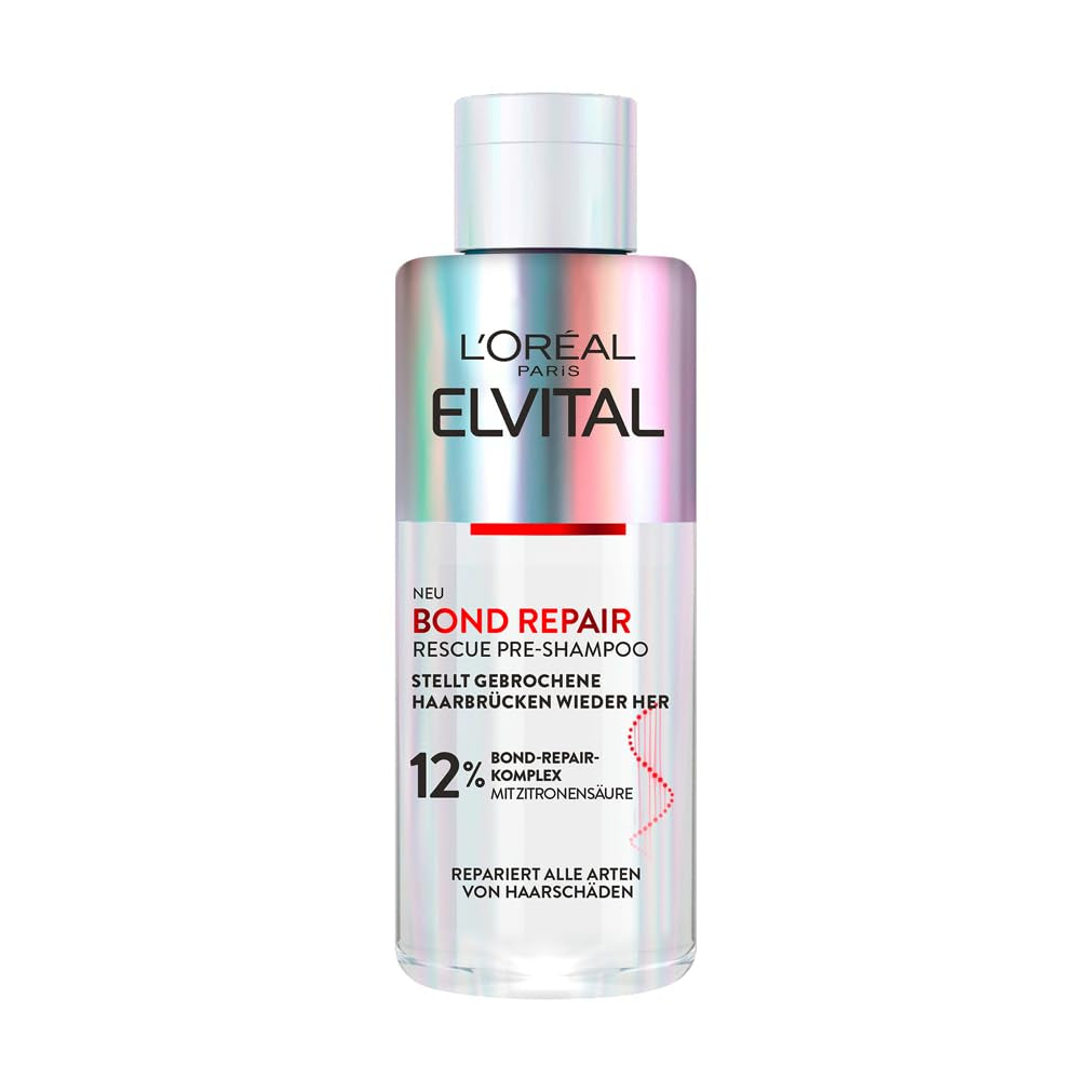 L'Oréal Paris Elvital Bond Repair Shampoo, Jemné čištění pro opravu vlasů Sprcha a koupel L'Oréal Pre-Shampoo 200 ml