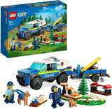 LEGO 60369 City Mobilní policejní výcvikový pes policejní auto s přívěsem Psem a figurkami štěněte Sada zvířat pro děti 5 a více let Stavebnice Besuche den LEGO-Store Single