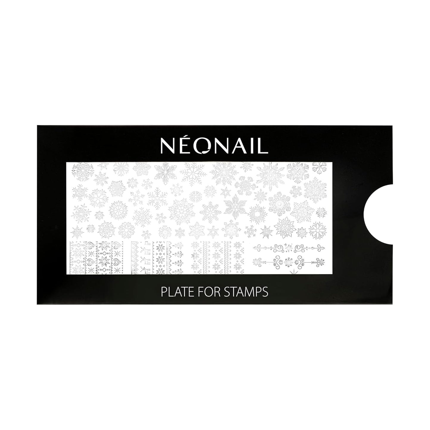 NÉONAIL Nagel Stempel Mit Schaber - Nägel Selber Machen - Razítko na nehty - Nageldesign Für Nagel Schablone - Francouzské nehty Stempel - Silikon Nagelstempel