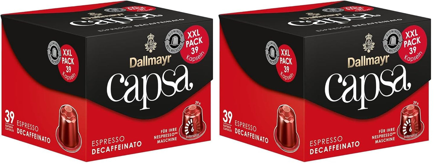 Capsa Espresso entkoffeiniert 39 Kapseln (balení po 2)