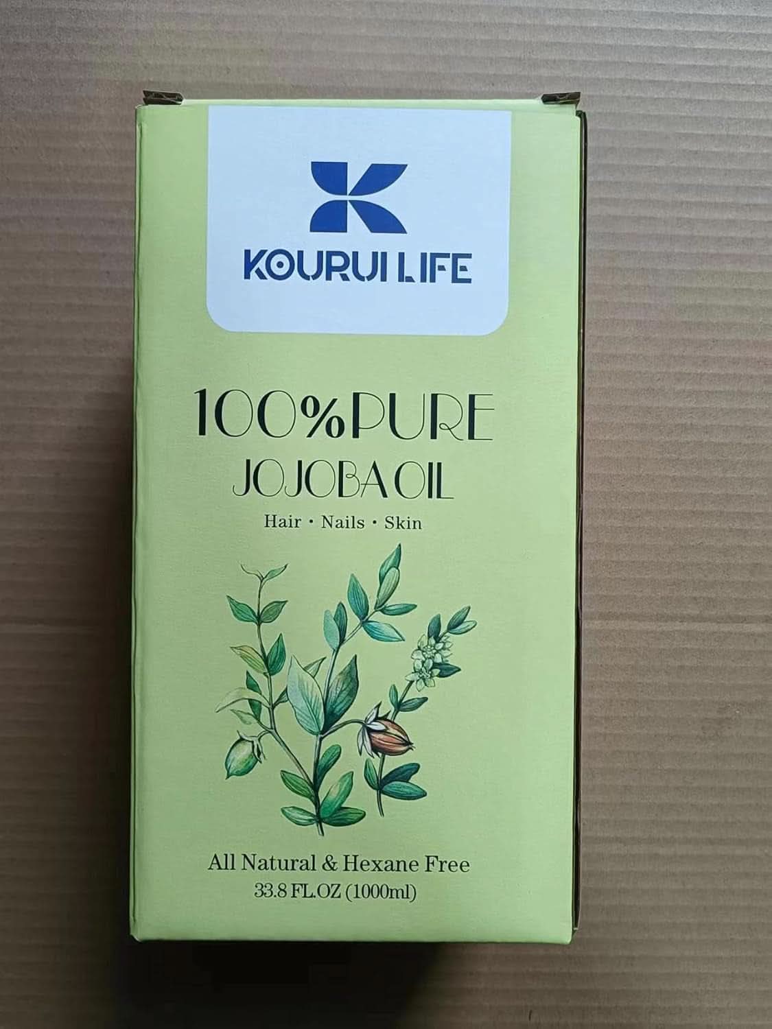 Bio jojobový olej 1 litr, 100% čistá kosmetika a kosmetika Naty Shop