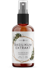 Vlasová kúra s výtažkem z bazalky z Nordic Pure | Pro péči o tenké, suché a křehké vlasy | Může zabránit vypadávání vlasů 100 ml Naty Shop péče o vlasy Výchozí název