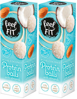 Kokosové pralinky bez cukru s mandlemi, feel FIT, bez přidaného cukru, 17 % bílkovin, 63 g