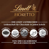 Lindt Čokoláda | Dárková sada FIORETTO Zabaione | 138 g | 6 pralinek z mléčné čokolády s lanýžovou náplní Zabaione a křupavou polevou, obsahující alkohol | Čokoládový dárek
