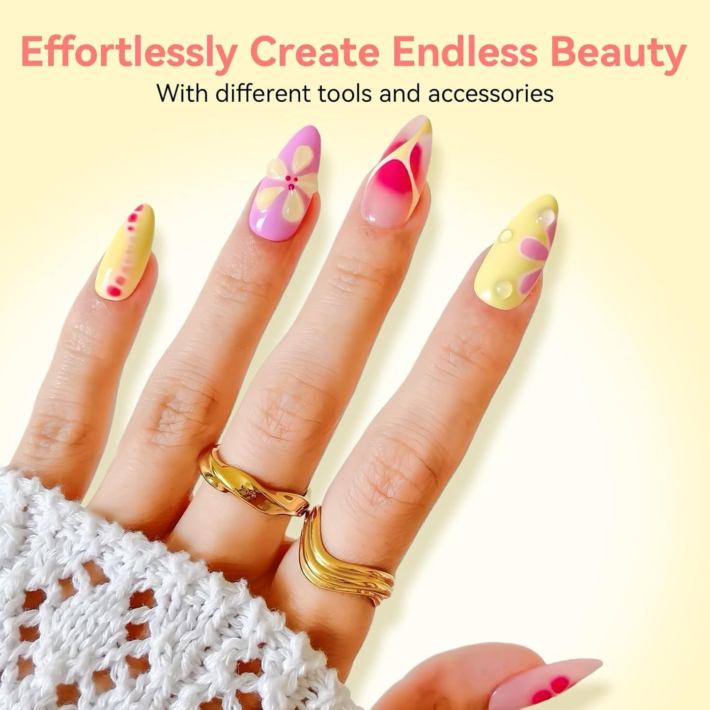 Makartt Blooming Gel Lak na nehty - 15ml Blooming Gel nail Polish Extender s mramorovou barvou, gelovou barvou, DIY manikúrou na nehty, květinami, zvířaty, akvarelem, kouzelnou manikúrou