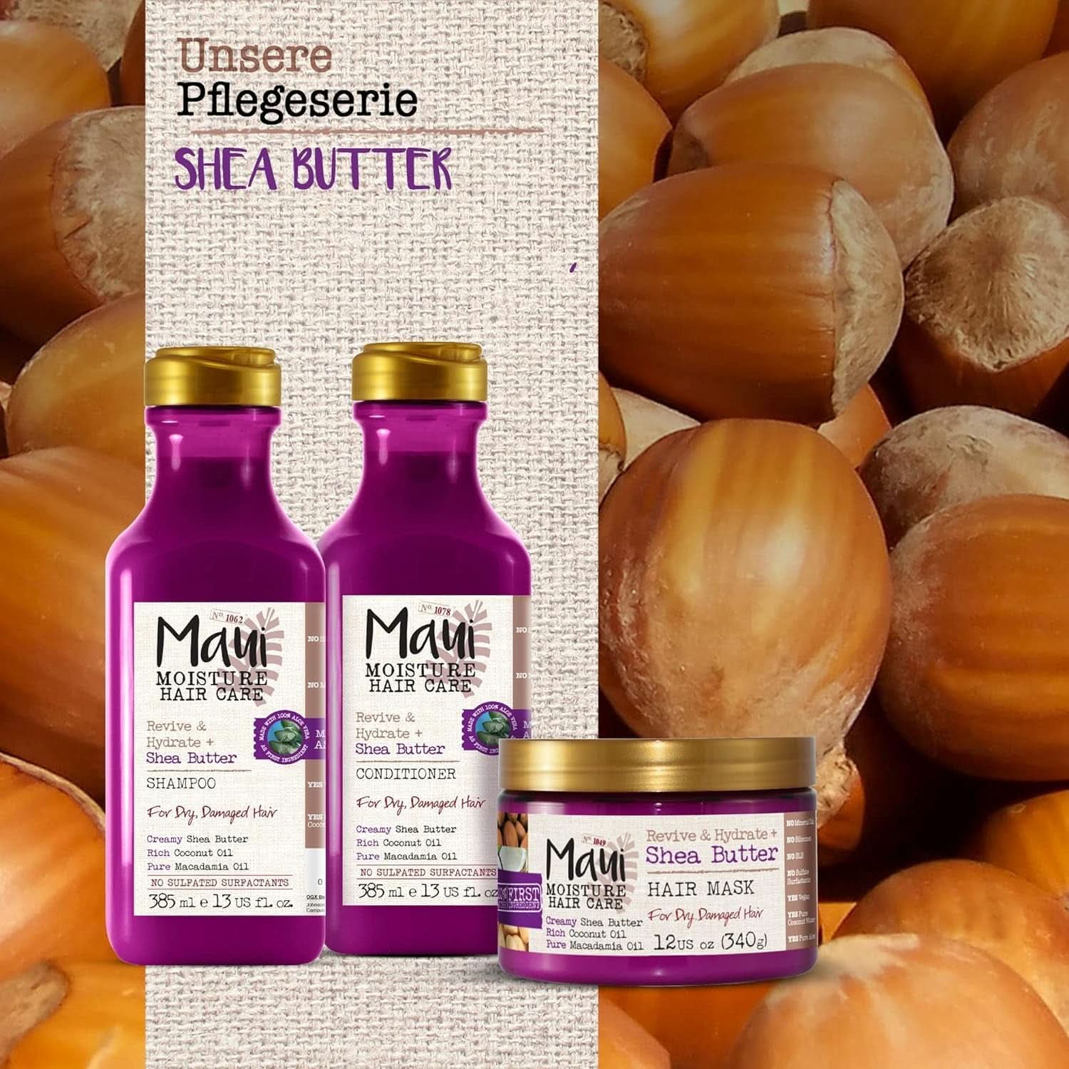 Maui Moisture Revive & Hydrate + bambucké máslo, šampon nebo kondicionér, 385 ml sprcha a koupel Naty Shop