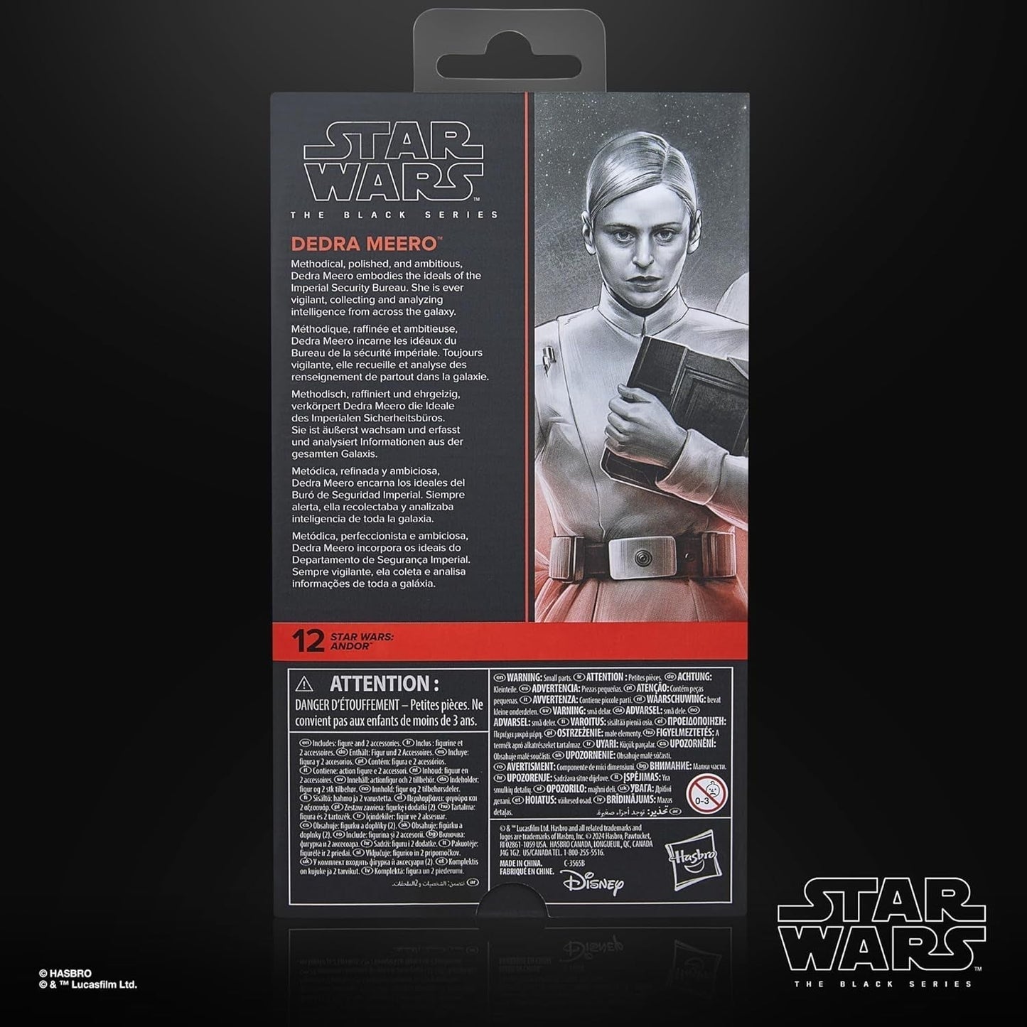 Star Wars Černá série Dedra Meero Andor sběratelská figurka, 15cm akční figurky Naty Shop