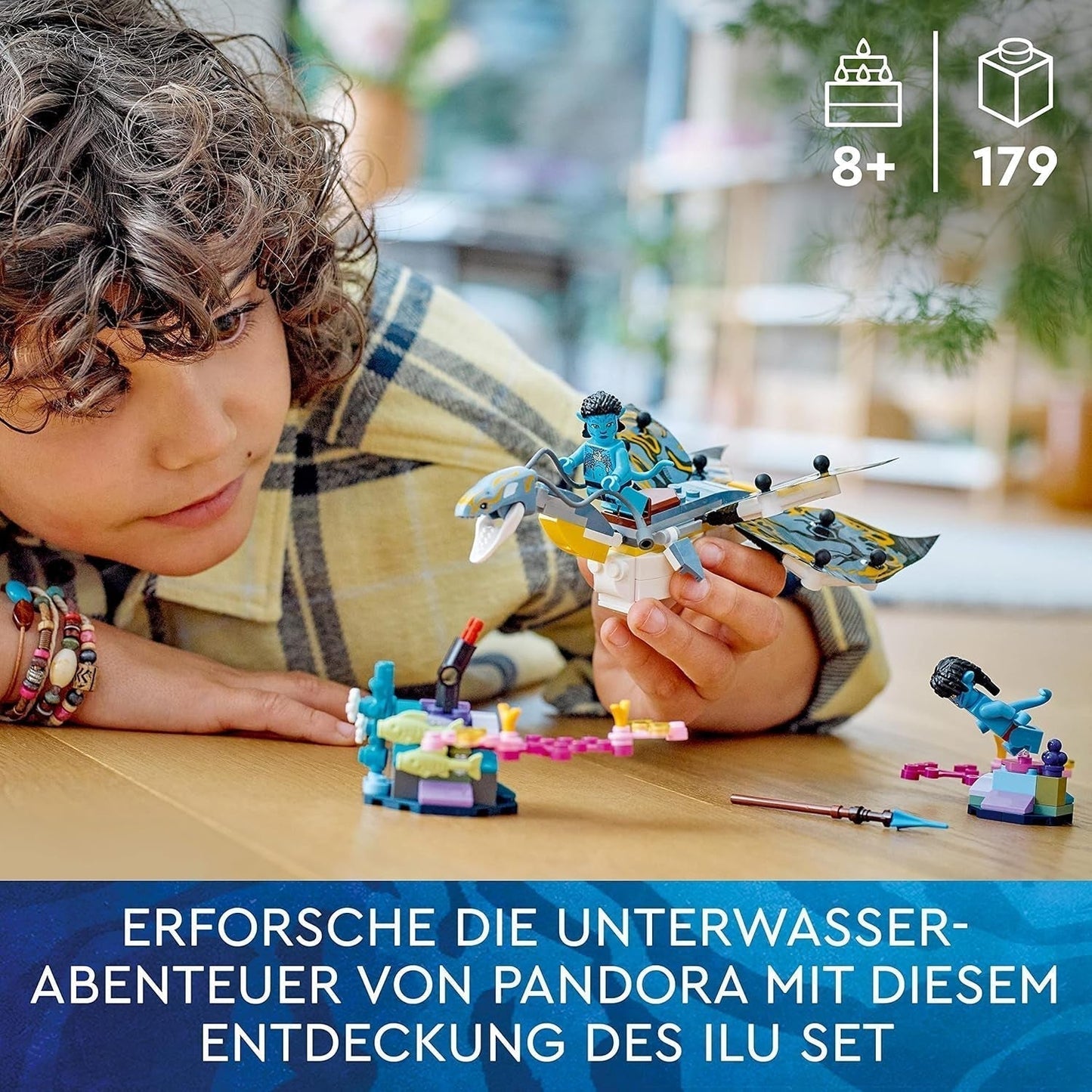 LEGO Avatar The Discovery of Ilu Water Path Stavebnice s podvodní postavičkou Sada kolekce Pandora pro děti a filmové fanoušky od 8 let 75575 Stavebnice Besuche den LEGO-Store
