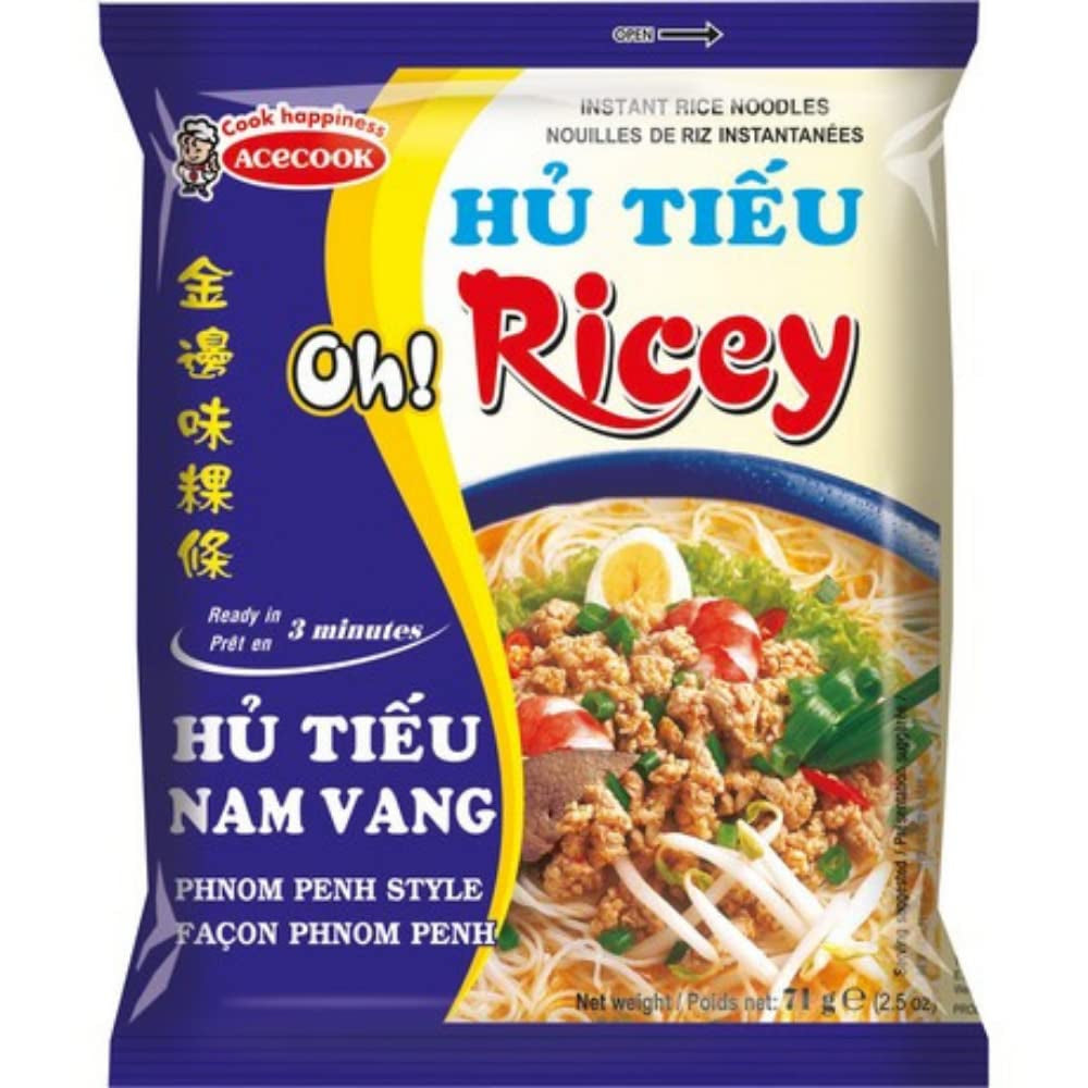 ACECOOK - NEBO Nam Vang Instantní rýžové nudle - Multipack (24 x 71 g)
