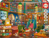 Educa - Puzzle 1000 dílků pro dospělé | Knihovna. Rozměry: 68 X 48 cm. Obsahuje lepidlo na puzzle Fixpuzzle. Na 14 let (19925) Puzzle Naty Shop Výchozí název