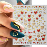 JMEOWIO Nálepka na nehty Mond Stern 10 Blatt Nálepka na nehty Selbtklebend Nagelaufkleber Dekoration Nageldesign Zubehör