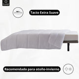 Tural - Přikrývka 150 X 220 cm s úpravou Aloe Vera, výplň z vláken 300 G/M², měkká, prodyšná, certifikovaná Oeko-Tex (bílá, postel 90 cm) Přikrývky a přikrývky Naty Shop
