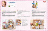 HABA 306147 - Hrací sada Little Friends Prarodiče, flexibilní panenky a zvířátka od 3 let, vícebarevná
