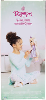 Panenka Disney Princess Rapunzel 35 cm, reflexní třpytivé oči, pohyblivé klouby, odnímatelné šaty, boty, korunka, dlouhé blond vlasy, pro dívky od 3 let