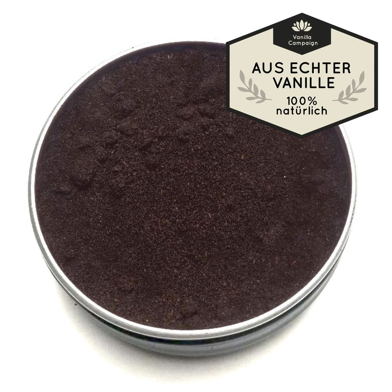 Prémiový vanilkový prášek z pravých vanilkových bobů, přírodní, bez cukru, bez přísad, Fairtrade, vegan (40G bez obalu) z Vanilla Campaign® Aromas Naty Shop 40 gramů