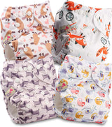 Littles a Bloomz FLP2-0406 Standard Clip opakovaně použitelná plena, 4 plenky