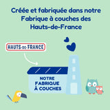 - Velikost plenky 4+ 9-20 kg – Ökologische Babywaidern – natürliche Babypflege, hypoalergen, ohne Parfüm und auslaufsicher – hermestellung in Frankreich – 126 jednorázových plen – 1 měsíc