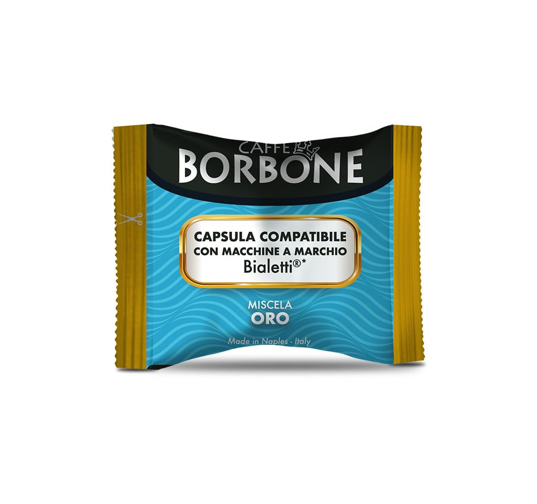 Caffè Borbone Gold-Kaffeemischung - 50 Kapseln - Kompatibilní s Kaffeemaschinen der Marke Bialetti®*