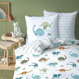 Dětské povlečení, liška, sova a lesní zvířátka, 100% bavlna Povlečení - dětské Naty Shop Dinosaurs