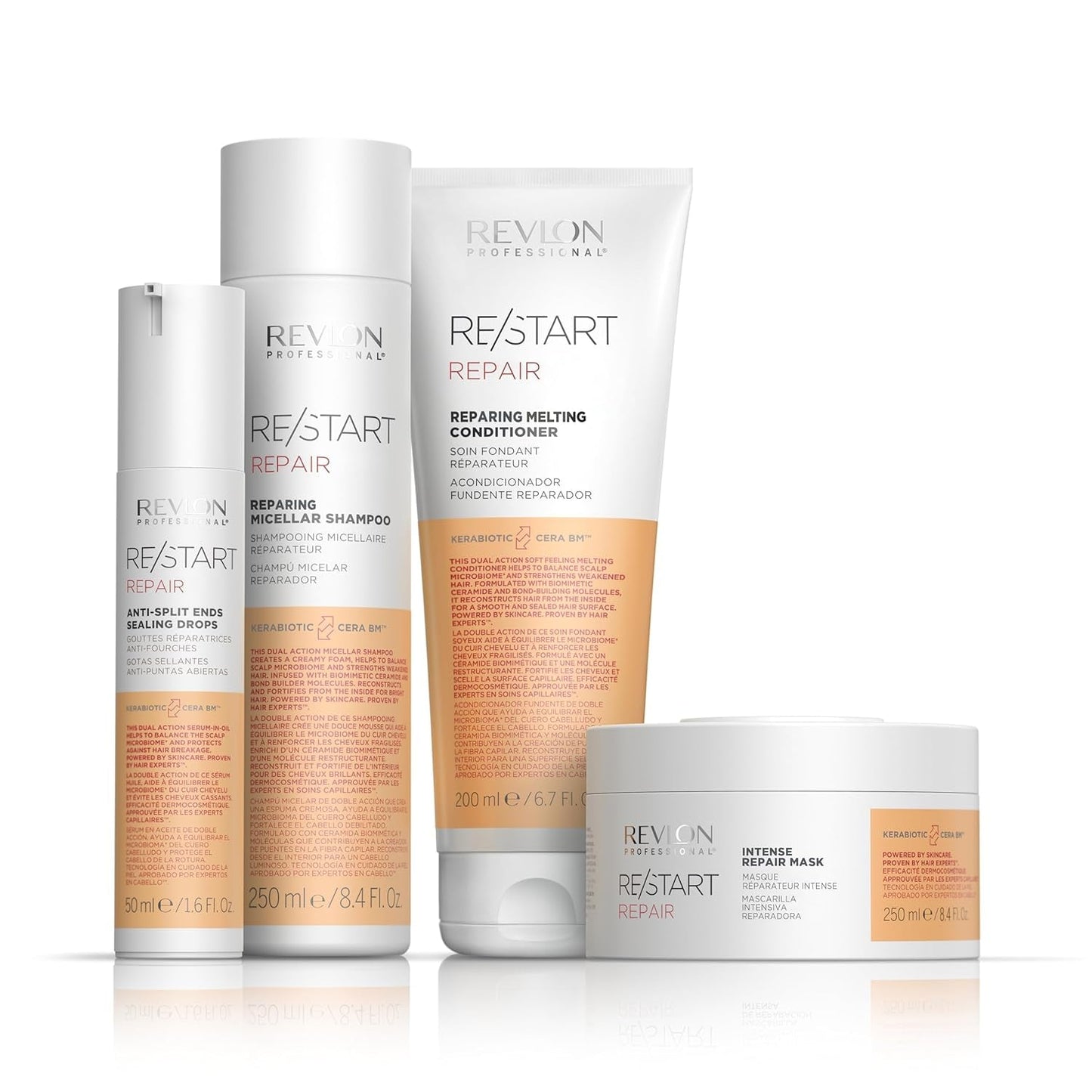 RE/START Repair Intense Repair Mask, 250 ml, intenzivní maska pro poškozené vlasy, maska posiluje poškozené vlasy zevnitř, regenerační vlasová kúra Naty Shop Hair Mask