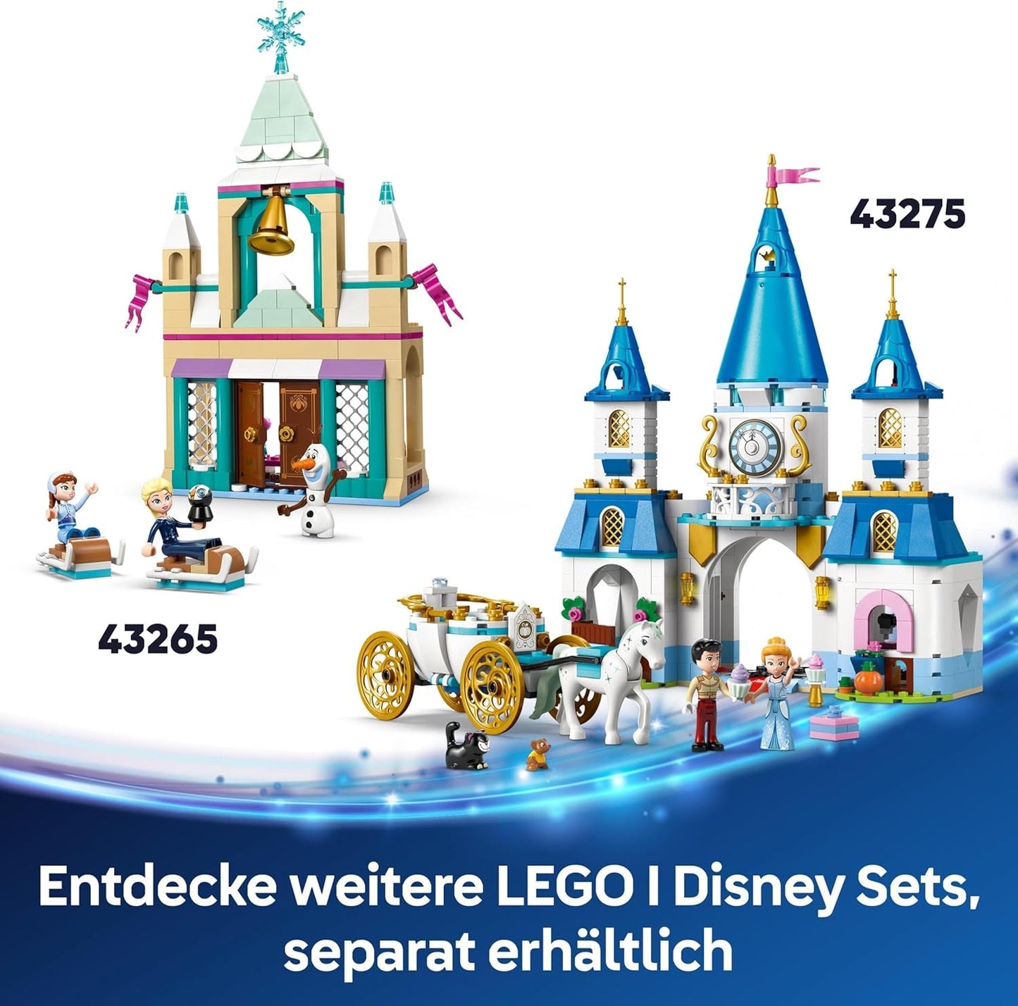 LEGO Ç€ Disney Encanto Mini House, stavebnice pro dívky od 5 let, fantasy hračka a stavebnice s panenkami Mirabel a Antonio Mini, figurkou Kapybary a klíčem 43261 Stavebnice Besuche den LEGO-Store