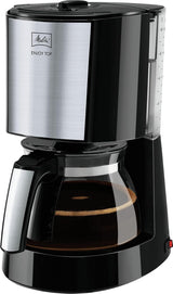 Melitta Enjoy Top Therm - Espresso kávovar s filtrem a termokonvicí z nerezové oceli, pro až 10 šálků kávy, černá/nerezová ocel