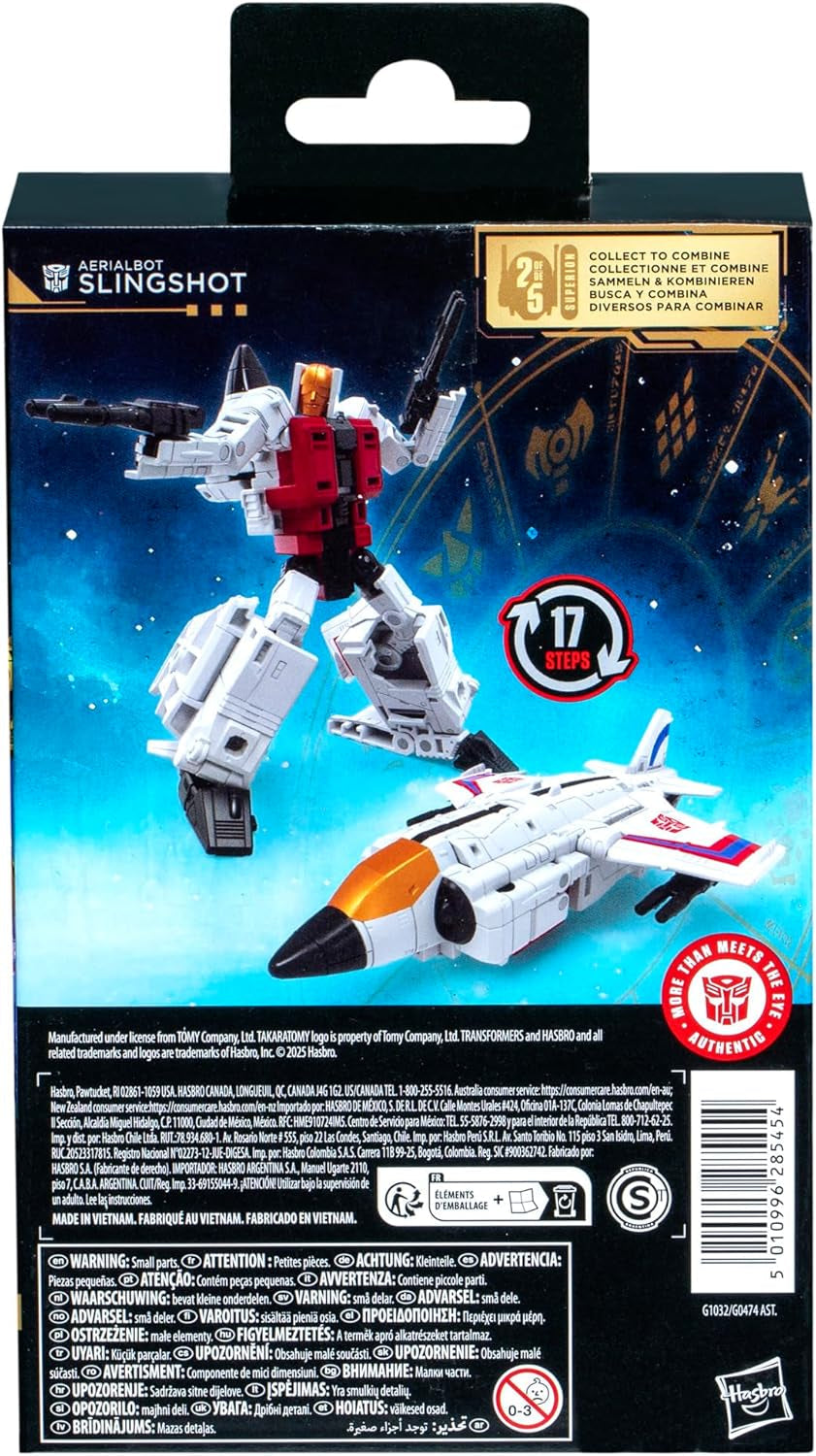 Transformers Age of the Primes třídy Deluxe Aerialbot Slingshot Akční figurka Akční figurky Naty Shop
