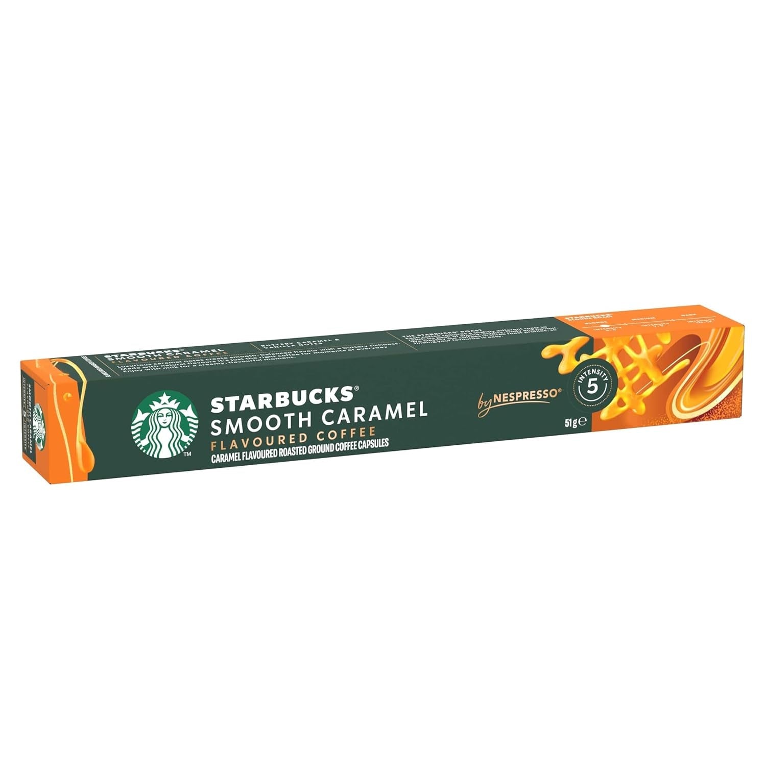 STARBUCKS od Nespresso, Helle Röstung, Karamell Aromatischen Kaffeekapseln 6 x 10 (60 Kapseln)