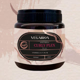 VEGAIROA - Curly Plex Mask - Maska pro definované kadeře bez krepatění - Hluboce hydratační péče - Pro kudrnaté nebo vlnité vlasy - Profesionální veganský kadeřnický produkt - 300 ml Naty Shop Hair Mask