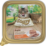 Mister Nassfutter für ausgewachsene Katzen, Turecko, Line Pastete und Fleisch in Stücken, celkem 3,2 kg (32 Becher x 100 g)