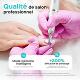 COSLUS Nagelfräser Kabellos Tragbar Für Gelnägel: Elektrische Nagelfeile Stufenlos Geschwindigkeitregelung Für Maniküre Pedicüre and Acrylnägel Plastik Nail Drill Für Anfänger & Nagelstudio Zuhause