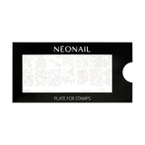 NÉONAIL Nagel Stempel Mit Schaber - Nägel Selber Machen - Razítko na nehty - Nageldesign Für Nagel Schablone - Francouzské nehty Stempel - Silikon Nagelstempel