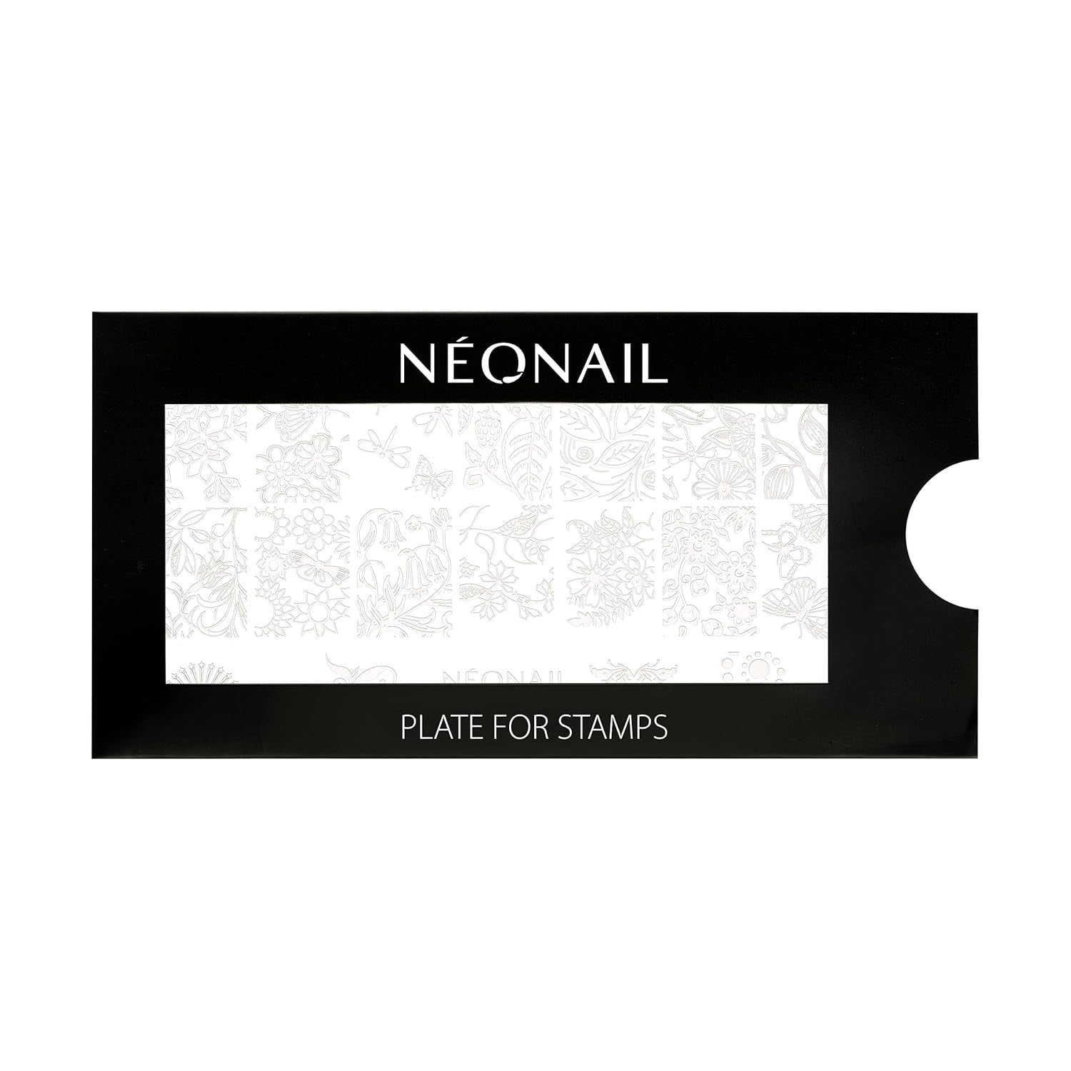 NÉONAIL Nagel Stempel Mit Schaber - Nägel Selber Machen - Razítko na nehty - Nageldesign Für Nagel Schablone - Francouzské nehty Stempel - Silikon Nagelstempel