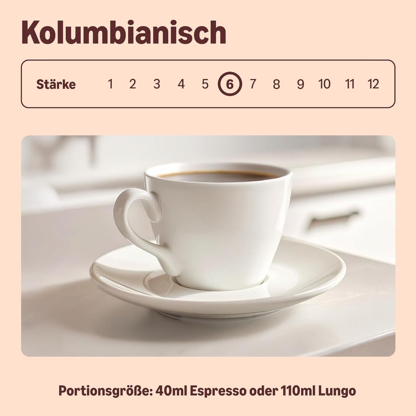 Od Amazon Heimkompostierbare Kaffeekapseln, kompatibel s Nespresso, 100 % kolumbianischer Arabica, 20 Stück – Rainforest Alliance-zertifiziert