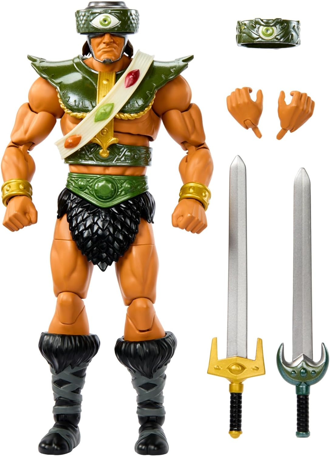 Masters of the Universe Masterverse Nová akční figurka Eternia Tri-Klops Luxusní sběratelská figurka s 30 body pohybu a doplňky Motu Toy HYC52 Akční figurky Naty Shop Výchozí název