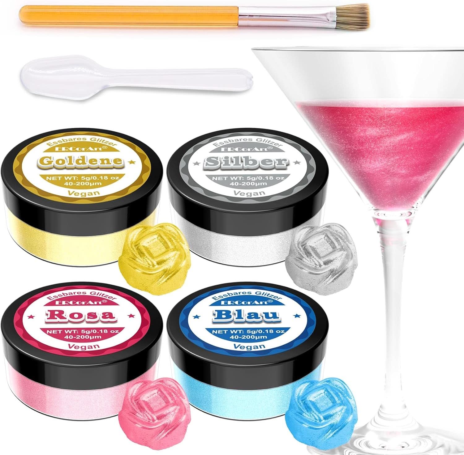 Jedlé třpytky, 5 gramů Glitter Nati Shop