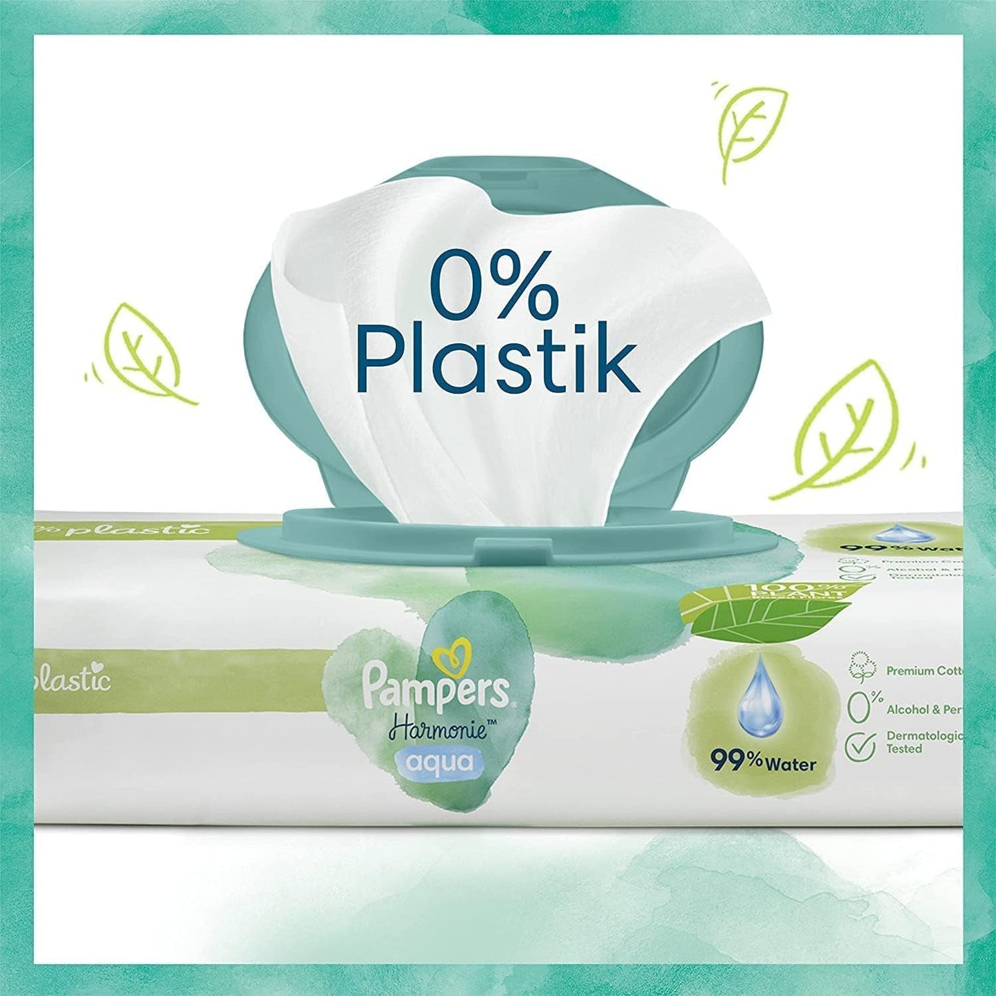 Harmonie Aqua sada dětských plen velikost 1 (2-5 kg, 180 ks), velikost 2 (4-8 kg, 240 ks), Half Moon Box a Aqua dětské ubrousky, 720 ubrousků (15 x 48), Baby Starter Kit