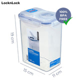 LocknLock PP Classic velkoobjemový kontejner 1,8L | 15,1 x 10,8 x 19 cm | 100% uzavřený úložný box | dávkovač jídla na müsli nebo jídlo | Úložná nádoba bez BPA a vhodná do myčky nádobí Naty Shop Food Storage Boxes
