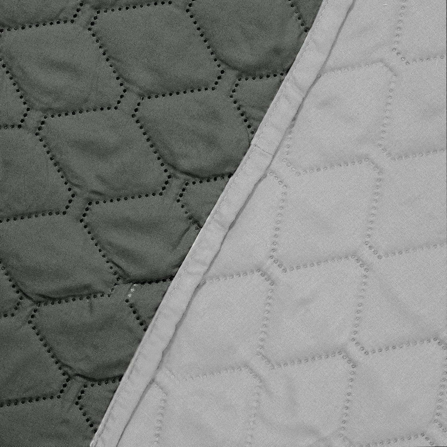 Decoking Přehoz na postel 200 X 220 Cm Grafit Antracit Stříbrně Šedý Oboustranný přehoz snadná údržba Axel Postele a deky Besuche den DecoKing-Store