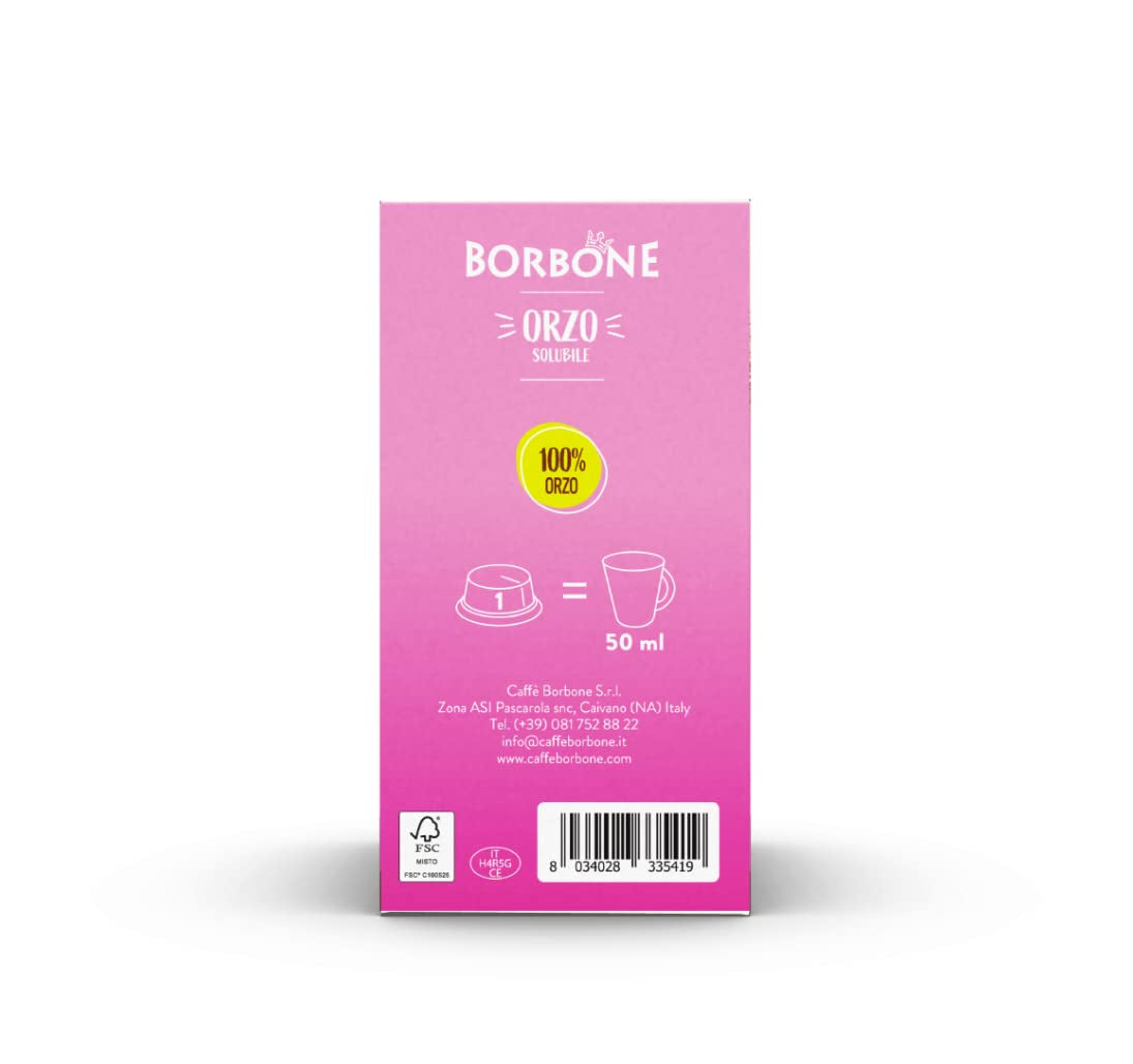 Caffè Borbone Malzkaffee - 96 Kapseln (6 Packungen mit 16 Stück) - Kompatibilní s Lavazza A Modo Mio Haushalts-Espressomaschinen
